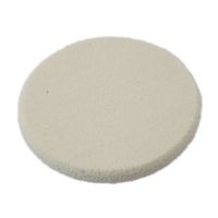 Eyebrow Comb with Make-up Sponge Powder Puff Round (C523)