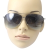 Fashion Silver Edge Thick Nose Small Frog Sunglasses Darkgreen