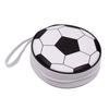 Football Style Artificial Leather 24pcs CD / VCD / DVD Storage Bag White