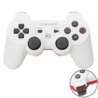 GOiGAME Wireless Bluetooth Controller for PS3 / PC (White + Red )