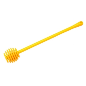 Honey Dipper Stick For Honey Jar Long Handle Yellow White
