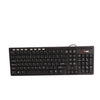 KB-2010 Black Waterproof USB Interface Wired Computer Keyboard