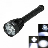 KEYGOS KE-15 CREE XML-T6 8W 700LM 5 Mode Flashlight Torch Black (1*18650)