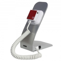 L-Type Burglar Alarm Display Stand Holder for iPhone Silver