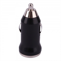 Mini Car Cigarette Lighter USB Car Charger Adapter Black