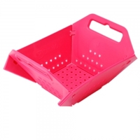 Multi-function Foldable Fruit Basket Storage Skep Red