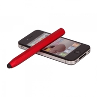 Pencil-shape Capacitance Stylus Pen for iPhone/iPod/iPad Red