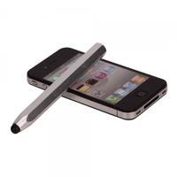 Pencil-shape Capacitance Stylus Pen for iPhone/iPod/iPad Silver