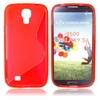 S-type TPU Case for Samsung Galaxy S4 SIV I9500 Red