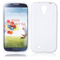 S-type TPU Case for Samsung Galaxy S4 SIV I9500 White