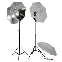 S45T-F 220V 33 Studio Flash Diffuser Soft Umbrella Lamp Complete Set
