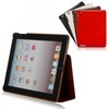 Strong Adsorption PU Leather Folio Case with Stylus Holder for iPad 2/ The New iPad 3/ iPad 4 Brown