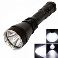 U-80 XML-T6 10W 900 Lumen 5 Mode Waterproof LED Flashlight Torch Black