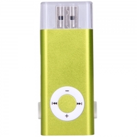 U Disk MP3 Player with TF Card Slot Green