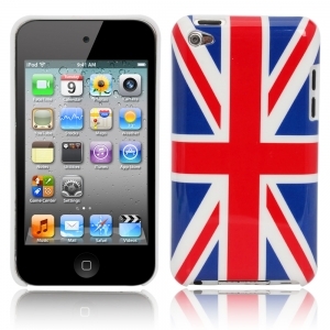 UK Flag Style Hard Plastic Case for iPod Touch 4