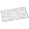 Ultra Slim 80-Key Bluetooth Keyboard for iPad 1/2 White & Silver