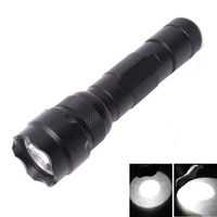 UltraFire WF-502B 3W 200 Lumens CREE Q5 5 Mode LED Flashlight with Battery