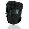 Univeral Multi Travel Power Plug Adaptor Black