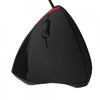 USB Interface Wired Anti-fatigue Vertical Mouse Black