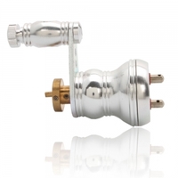 W4-1 Aluminum Alloy Gourd Liner Shader Rotary Tattoo Machine Silver