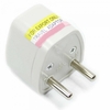 White Small South African Universal Plug Adapter