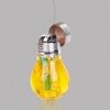 Windproof Bulb Shape Butane Refillable Cigarette Cigar Lighter Yellow