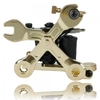 Wrench Style 8 Warp Coils Low-carbon Steel Tattoo Machine Shader Golden