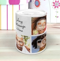 7 Photo White Money Box