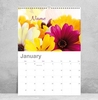 A3 Personalised Floral Name Calendar
