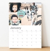 A3 Photo Collage & Circle Text Personalised Calendar