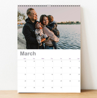A4 Single Photo Upload Calendar