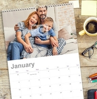 A4 Single Photo Upload Calender For Him
