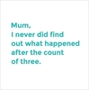 After The Count Of Three Personalised Card - Giant Square - By Funky Pigeon