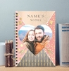 All That Shimmers Photo Upload Personalised Notebook - Heart & Arrows [A5]