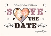 Alpha Betty - Save The Date - Giant - By Funky Pigeon