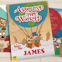 Around the World Personalised Book From