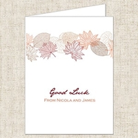 Autumn Leaf Pattern Lottery Ticket Holder
