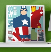 Avengers Personalised Square Canvas [Canvas-Square-20x20]