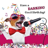 Barking Good Birthday Card - Large Square - By Funky Pigeon