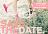 Be Bold Be Bright - Save the Date - A5 - By Funky Pigeon