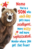 Beast Wishes - Each Day Son - Large (A4) - By Funky Pigeon