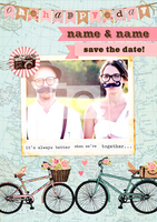 Better Together - Save The Date - A5 - By Funky Pigeon
