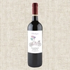 Bicycle Made For Two Wine Bottle Labels