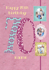 Big Numbers - 70th Birthday Card Female Multi Photo Upload - Large (A4) - By Funky Pigeon