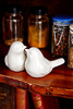 Bird Porcelain Salt And Pepper Pots