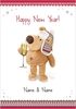 Boofle - Celebrating the New Year - A5 - By Funky Pigeon
