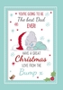 Dad From The Bump Christmas Card - Personalised - A5 - By Funky Pigeon