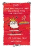 Dad Good King Wenceslas Christmas Card - Large (A4) - By Funky Pigeon
