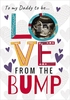 Daddy To Be - Love From Bump Photo Card - A6 - By Funky Pigeon