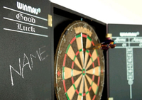 Dart Board Good Luck Card - Personalised - Large (A4) - By Funky Pigeon